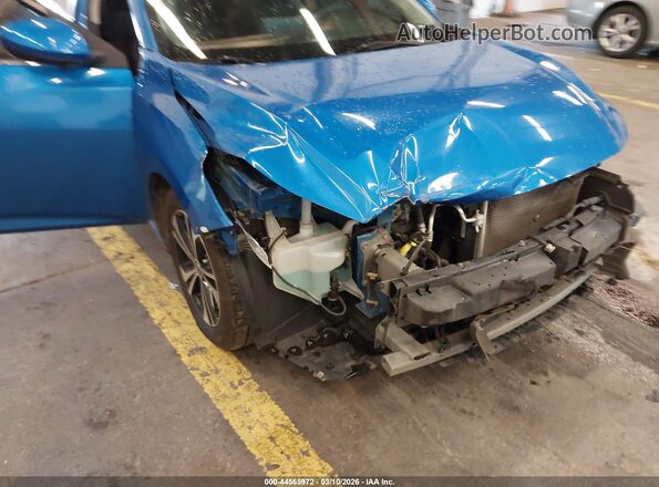 3N1AB8CV7MY215667 2021 NISSAN SENTRA Blue წინა ხედი