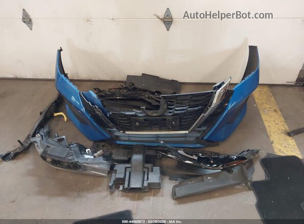 3N1AB8CV7MY215667 2021 NISSAN SENTRA Blue ხელსაწყოთა პანელის ხედი