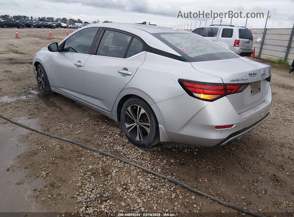3N1AB8CV7MY226264 2021 NISSAN SENTRA Серебряный Задняя левая четверть