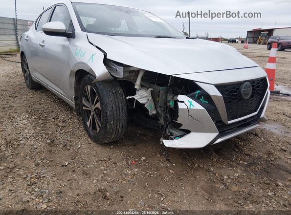 3N1AB8CV7MY226264 2021 NISSAN SENTRA Серебряный Вид спереди