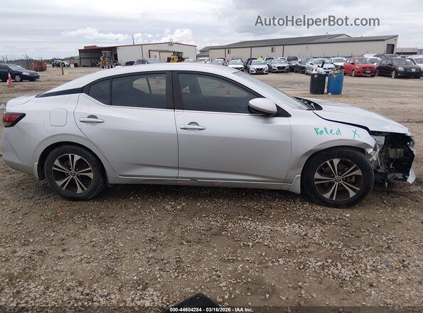 3N1AB8CV7MY226264 2021 NISSAN SENTRA Серебряный Вид задней части салона