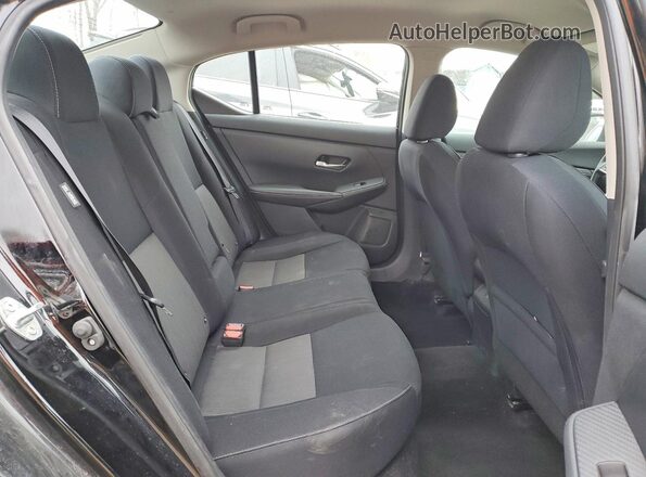 3N1AB8CV7MY263704 2021 NISSAN SENTRA Black უკანა სავარძლების ხედი
