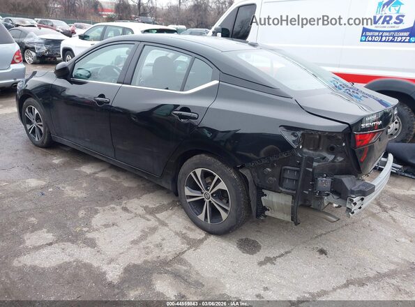3N1AB8CV7PY286999 2023 NISSAN SENTRA Черный Задняя левая четверть