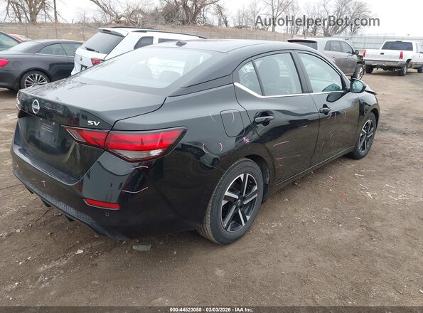 3N1AB8CV7RY298864 2024 NISSAN SENTRA Черный Задняя правая четверть