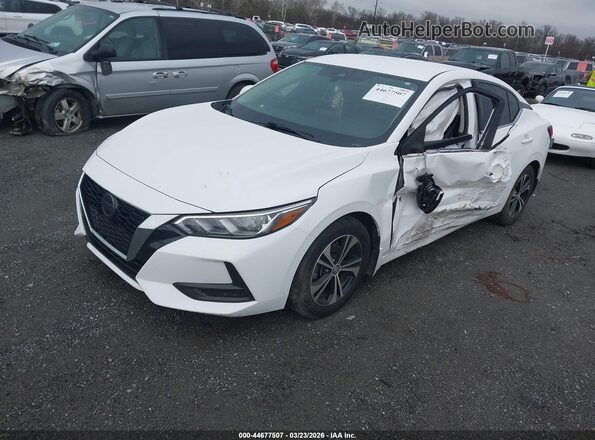 3N1AB8CV8MY231182 2021 NISSAN SENTRA White Front left