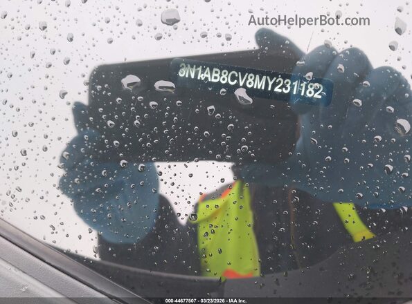 3N1AB8CV8MY231182 2021 NISSAN SENTRA White Engine compartment view