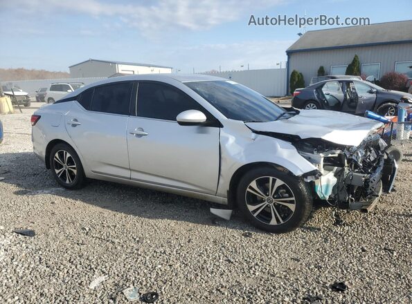 3N1AB8CV8MY330276 2021 NISSAN SENTRA Silver Առջևի աջ
