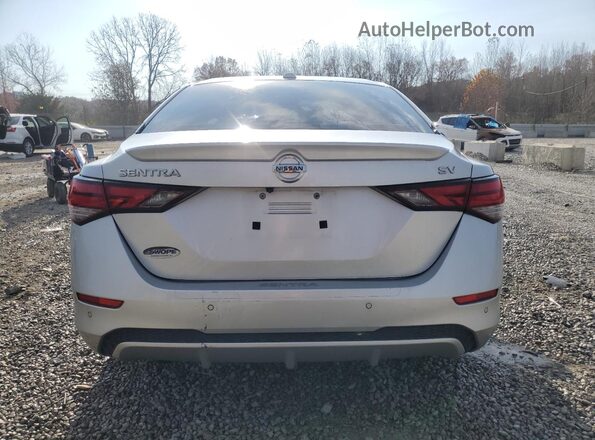 3N1AB8CV8MY330276 2021 NISSAN SENTRA Silver Հետևի տեսք