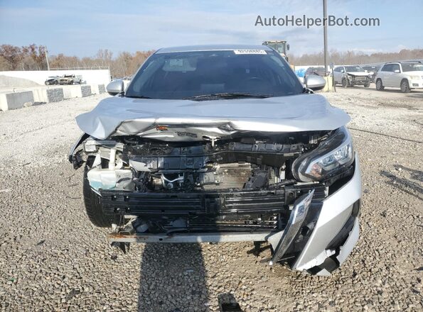 3N1AB8CV8MY330276 2021 NISSAN SENTRA Silver Դիմացի տեսք