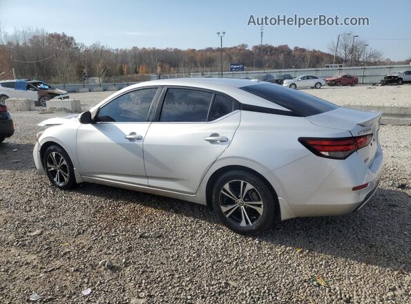 3N1AB8CV8MY330276 2021 NISSAN SENTRA Silver Հետևի ձախ