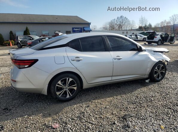 3N1AB8CV8MY330276 2021 NISSAN SENTRA Silver Հետևի աջ