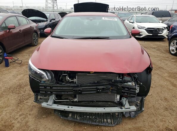 3N1AB8CV8SY205582 2025 NISSAN SENTRA Red Դիմացի տեսք
