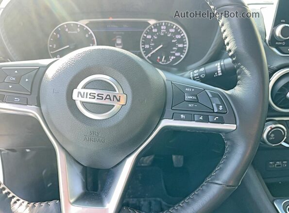 3N1AB8CV9NY205837 2022 NISSAN SENTRA Белый Вид щитка приборов