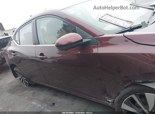 3N1AB8CV9SY416581 2025 NISSAN SENTRA Red Rear interior view