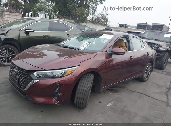 3N1AB8CV9SY416581 2025 NISSAN SENTRA Red Front left