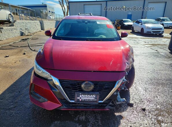 3N1AB8CVXMY309834 2021 NISSAN SENTRA Red Vista frontal