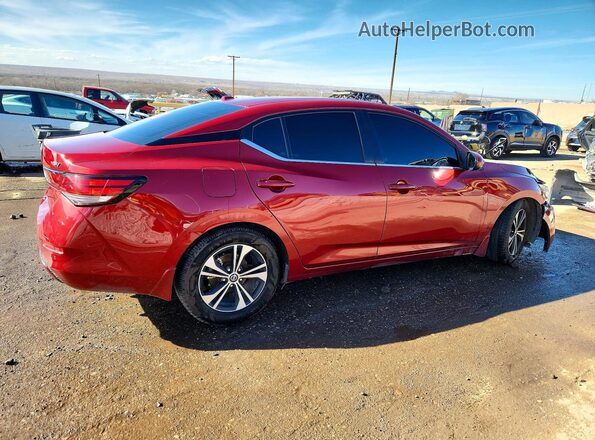 3N1AB8CVXMY309834 2021 NISSAN SENTRA Red Trasero derecho