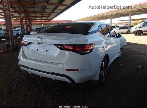 3N1AB8CVXMY313592 2021 NISSAN SENTRA Белый Задняя правая четверть
