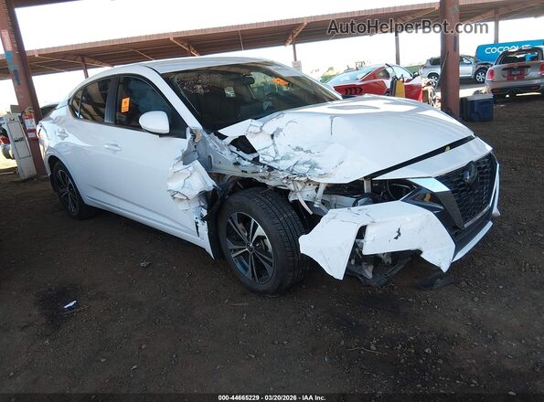3N1AB8CVXMY313592 2021 NISSAN SENTRA Белый Вид спереди
