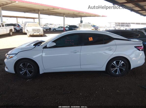 3N1AB8CVXMY313592 2021 NISSAN SENTRA Белый Панорамный вид салона 360°