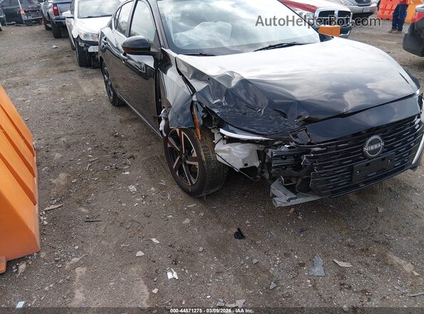 3N1AB8CVXRY300574 2024 NISSAN SENTRA Black Widok z przodu
