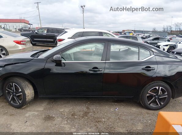 3N1AB8CVXRY300574 2024 NISSAN SENTRA Black Widok wnętrza 360 stopni