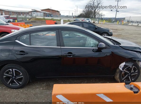3N1AB8CVXRY300574 2024 NISSAN SENTRA Black Widok wnętrza z tyłu