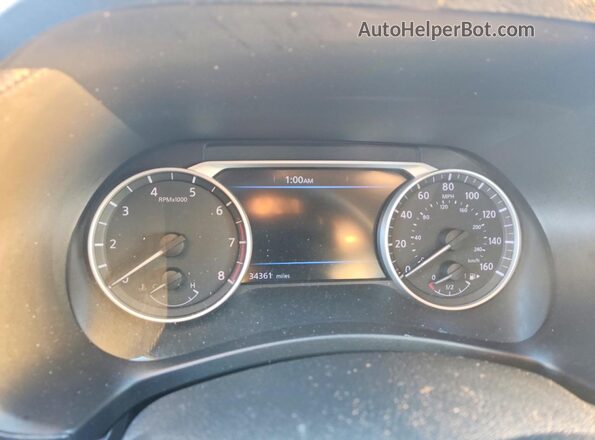 3N1AB8CVXRY304298 2024 NISSAN SENTRA White Вид щитка приладів