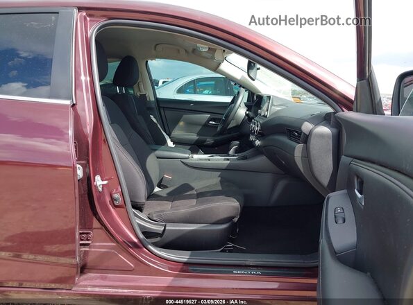 3N1AB8CVXRY322333 2024 NISSAN SENTRA Maroon წინა სალონის ხედი