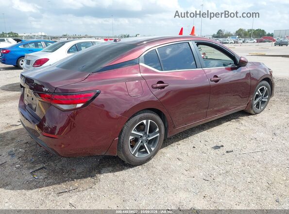 3N1AB8CVXRY322333 2024 NISSAN SENTRA Maroon უკანა მარჯვენა