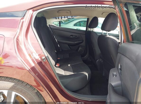 3N1AB8CVXRY322333 2024 NISSAN SENTRA Maroon VIN კოდის სტიკერის ხედი
