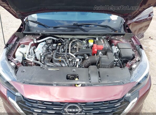 3N1AB8CVXRY322333 2024 NISSAN SENTRA Maroon უკანა ხედი