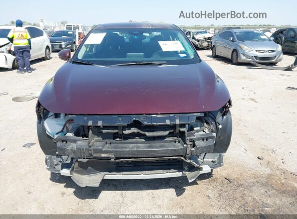 3N1AB8CVXSY290618 2025 NISSAN SENTRA Burgundy ხელსაწყოთა პანელის ხედი