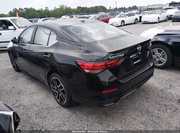 3N1AB8DV0SY426253 2025 NISSAN SENTRA Black Trasero izquierdo