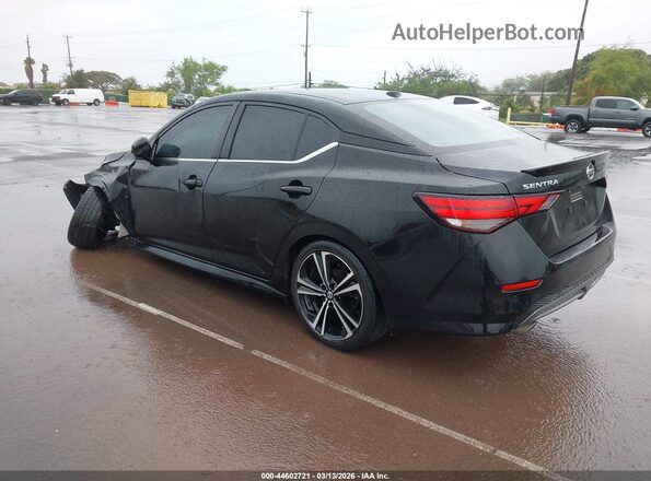 3N1AB8DV2PY230709 2023 NISSAN SENTRA Черный Задняя левая четверть