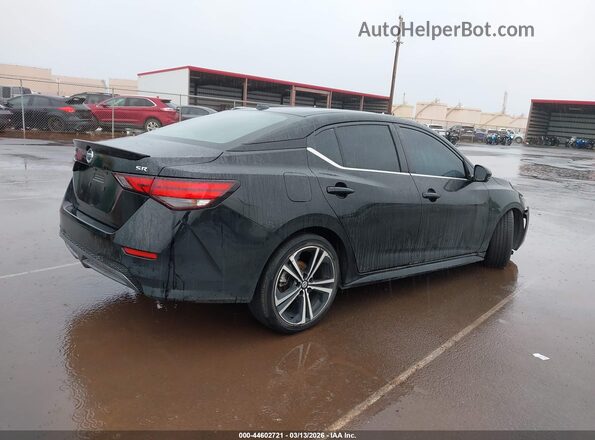 3N1AB8DV2PY230709 2023 NISSAN SENTRA Черный Задняя правая четверть