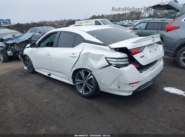 3N1AB8DV3MY248440 2021 NISSAN SENTRA Белый Задняя левая четверть
