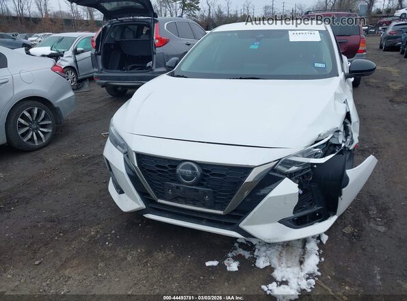 3N1AB8DV3MY248440 2021 NISSAN SENTRA Белый Вид задней части салона