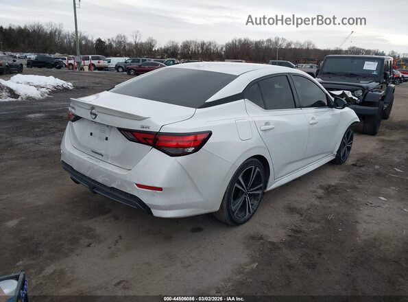 3N1AB8DV7MY258713 2021 NISSAN SENTRA Белый Задняя правая четверть