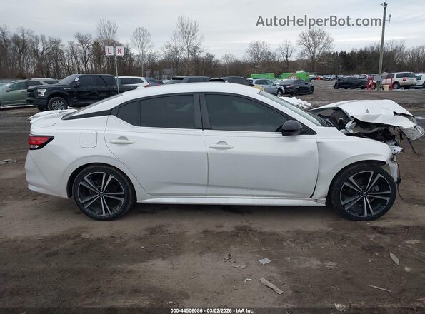 3N1AB8DV7MY258713 2021 NISSAN SENTRA Белый Панорамный вид салона 360°
