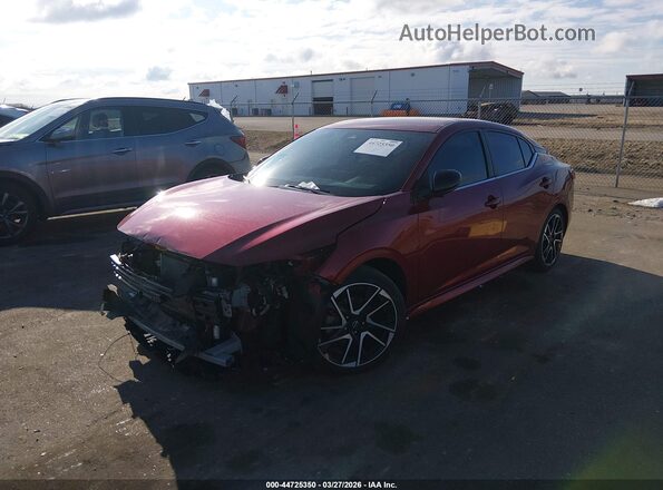 3N1AB8DV7RY310364 2024 NISSAN SENTRA Красный Передняя левая четверть