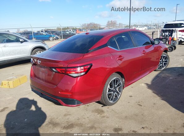 3N1AB8DV7RY310364 2024 NISSAN SENTRA Красный Задняя правая четверть
