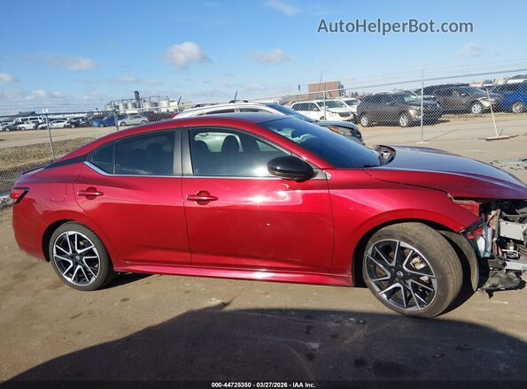 3N1AB8DV7RY310364 2024 NISSAN SENTRA Красный Вид задней части салона