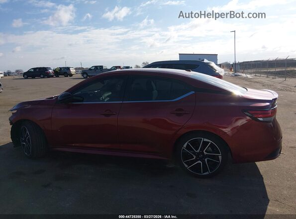 3N1AB8DV7RY310364 2024 NISSAN SENTRA Красный Панорамный вид салона 360°