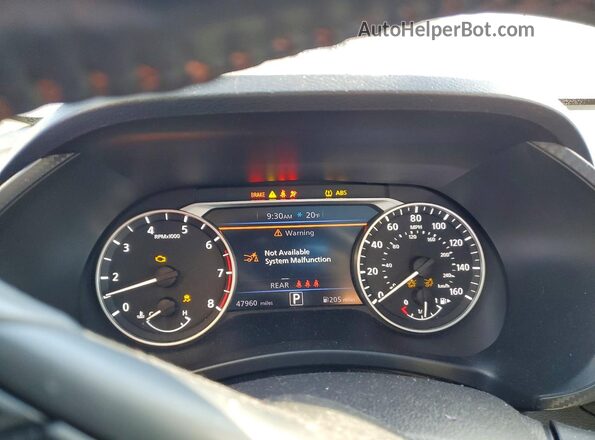 3N1AB8DVXMY217671 2021 NISSAN SENTRA Black ხელსაწყოთა პანელის ხედი