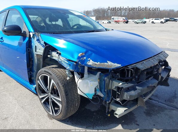 3N1AB8DVXMY282505 2021 NISSAN SENTRA Синий Вид спереди