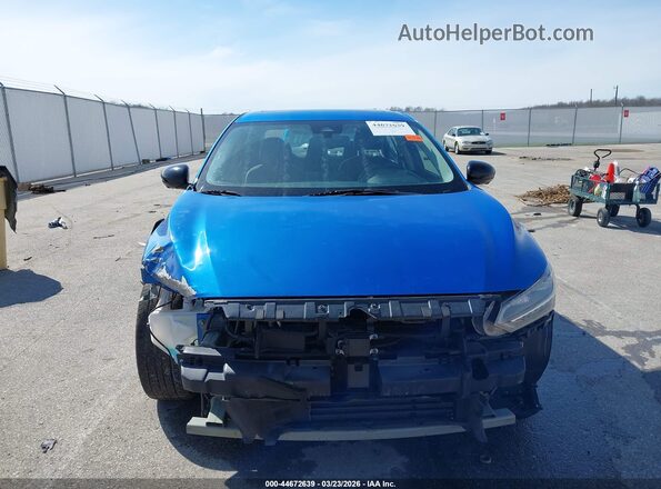 3N1AB8DVXMY282505 2021 NISSAN SENTRA Синий Вид щитка приборов