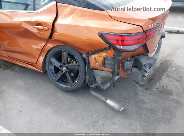 3N1AB8DVXMY332044 2021 NISSAN SENTRA Orange Widok z przodu