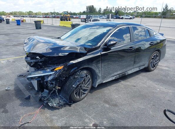3N1AB9DV3TY216219 2026 NISSAN SENTRA Black Առջևի ձախ երեք քառորդ տեսարան