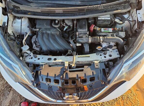3N1CE2CP2HL359810 2017 NISSAN VERSA Белый Вид задней части салона